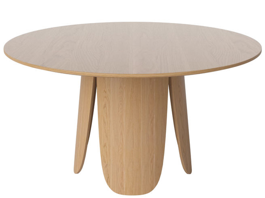 table ronde bois massif pied central