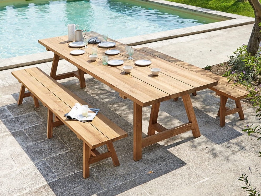 table de jardin style ferme