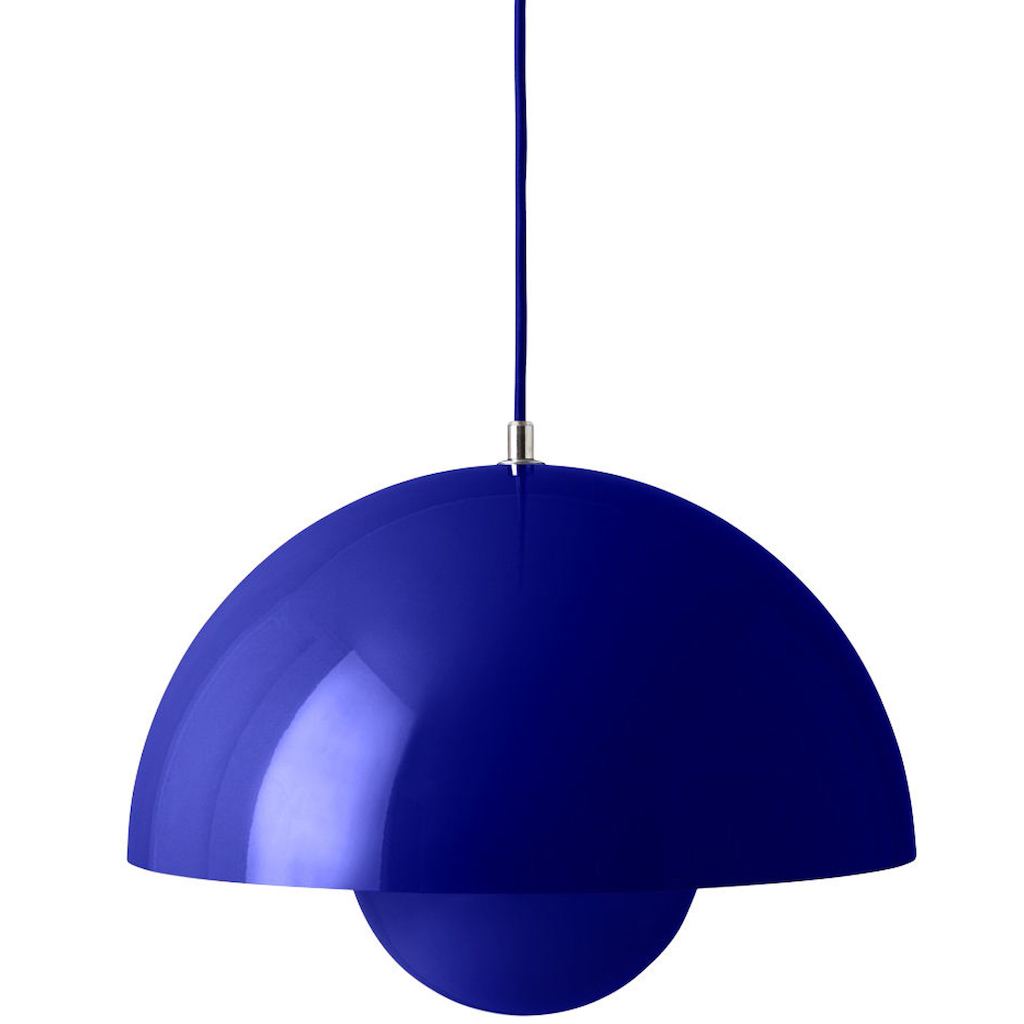 suspension bleu cobalt