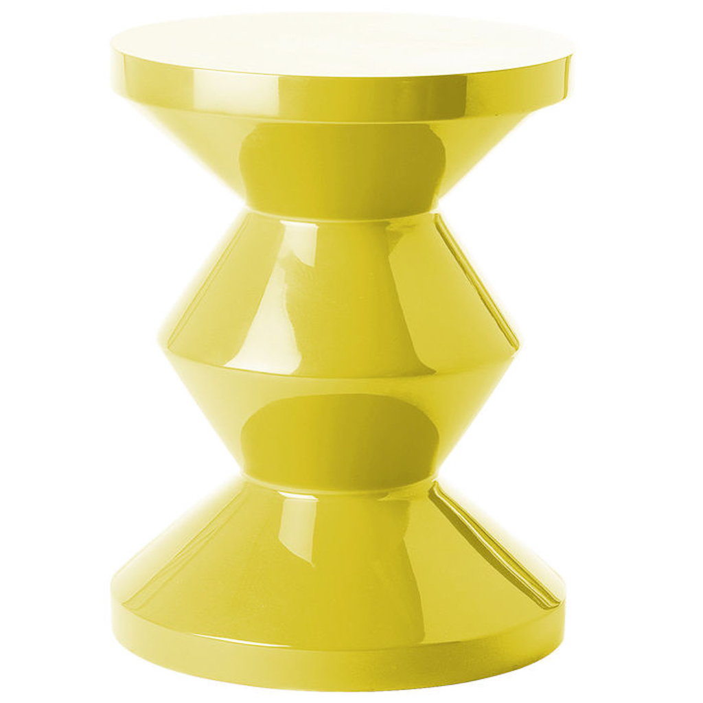 tabouret jaune citron