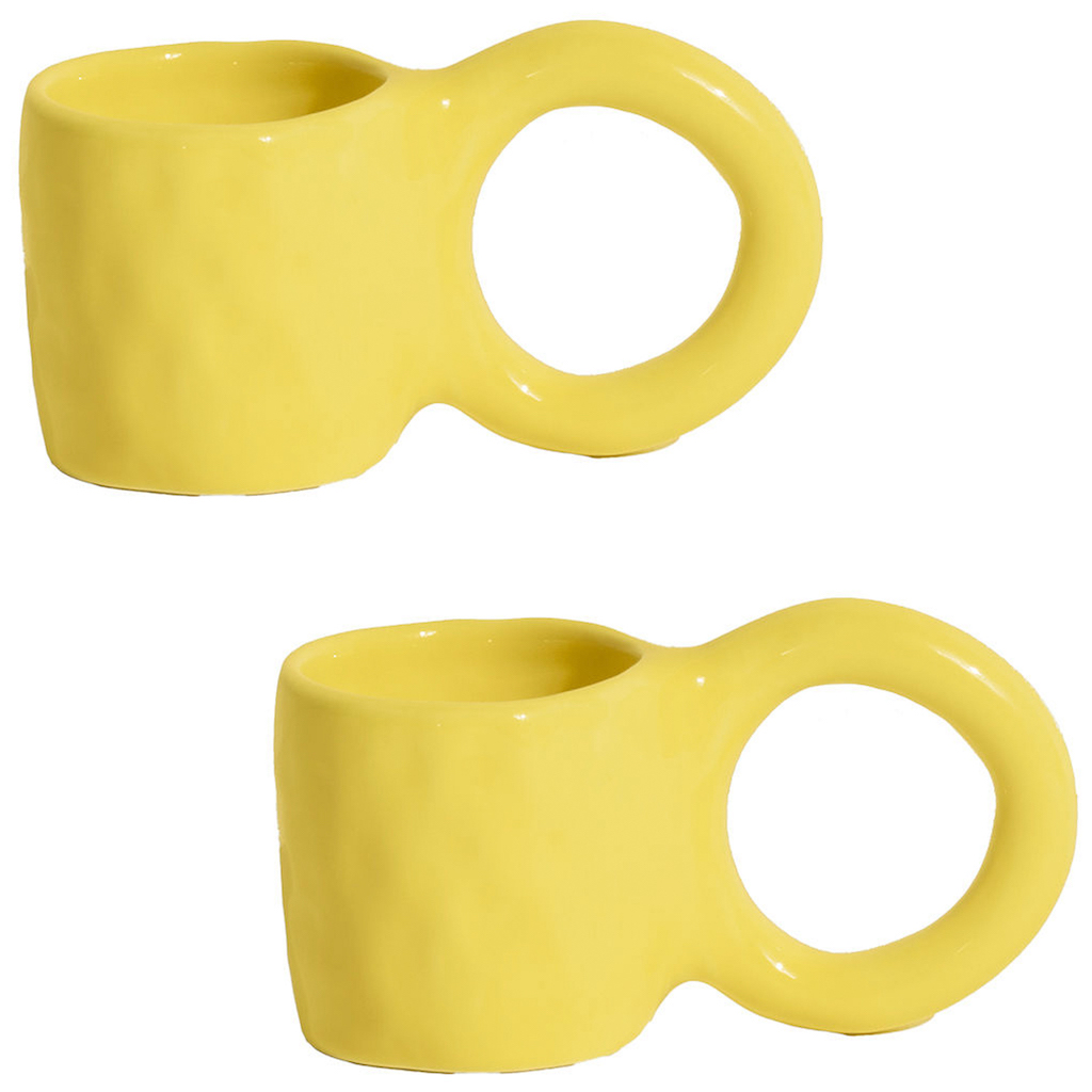 tasse jaune citron