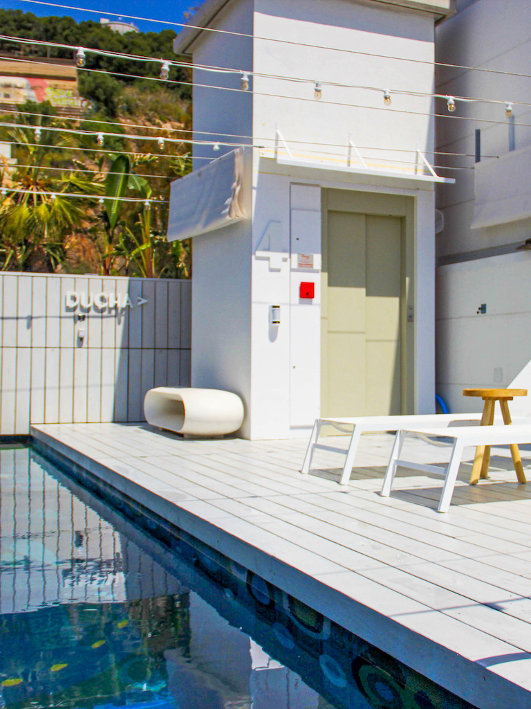 piscine sur le toit