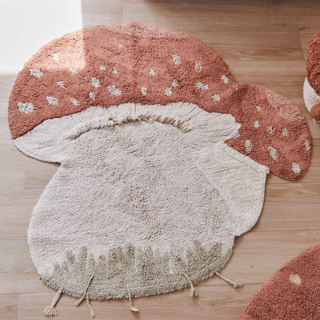 tapis en forme de champignon enfant