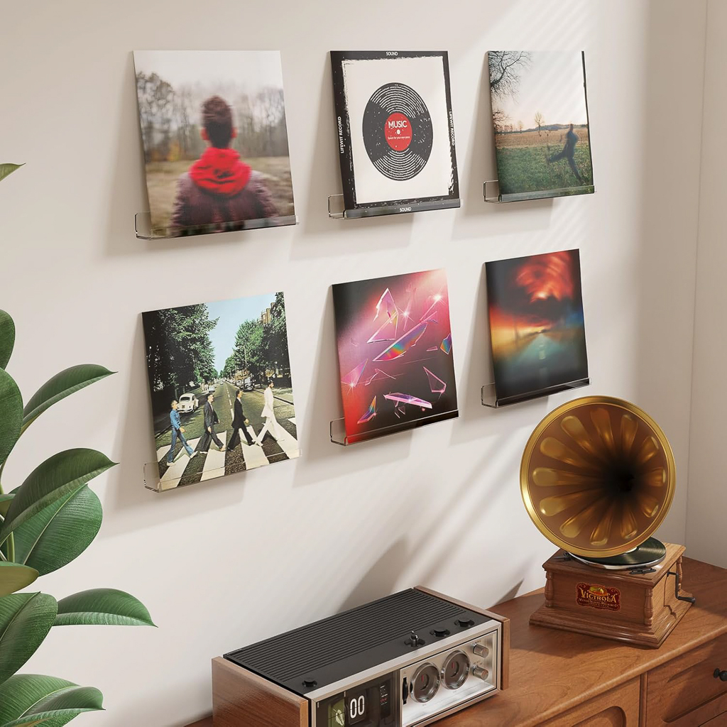 porte vinyle mural transparent