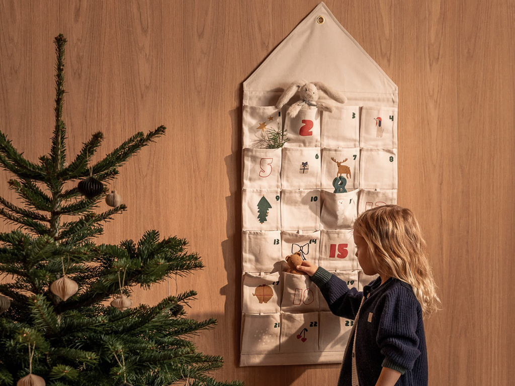 calendrier de l'avent en tissu 