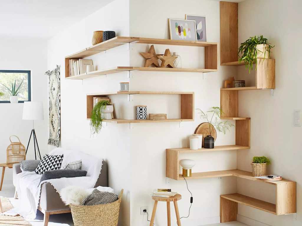 comment décorer un angle de mur