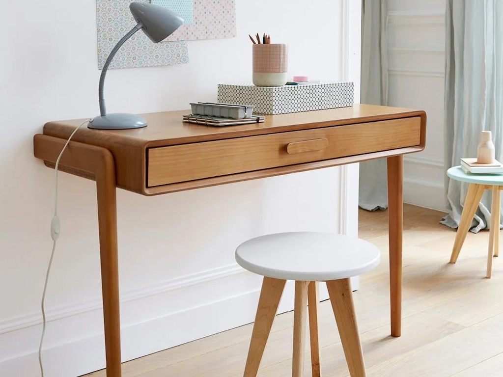 bureau console murale