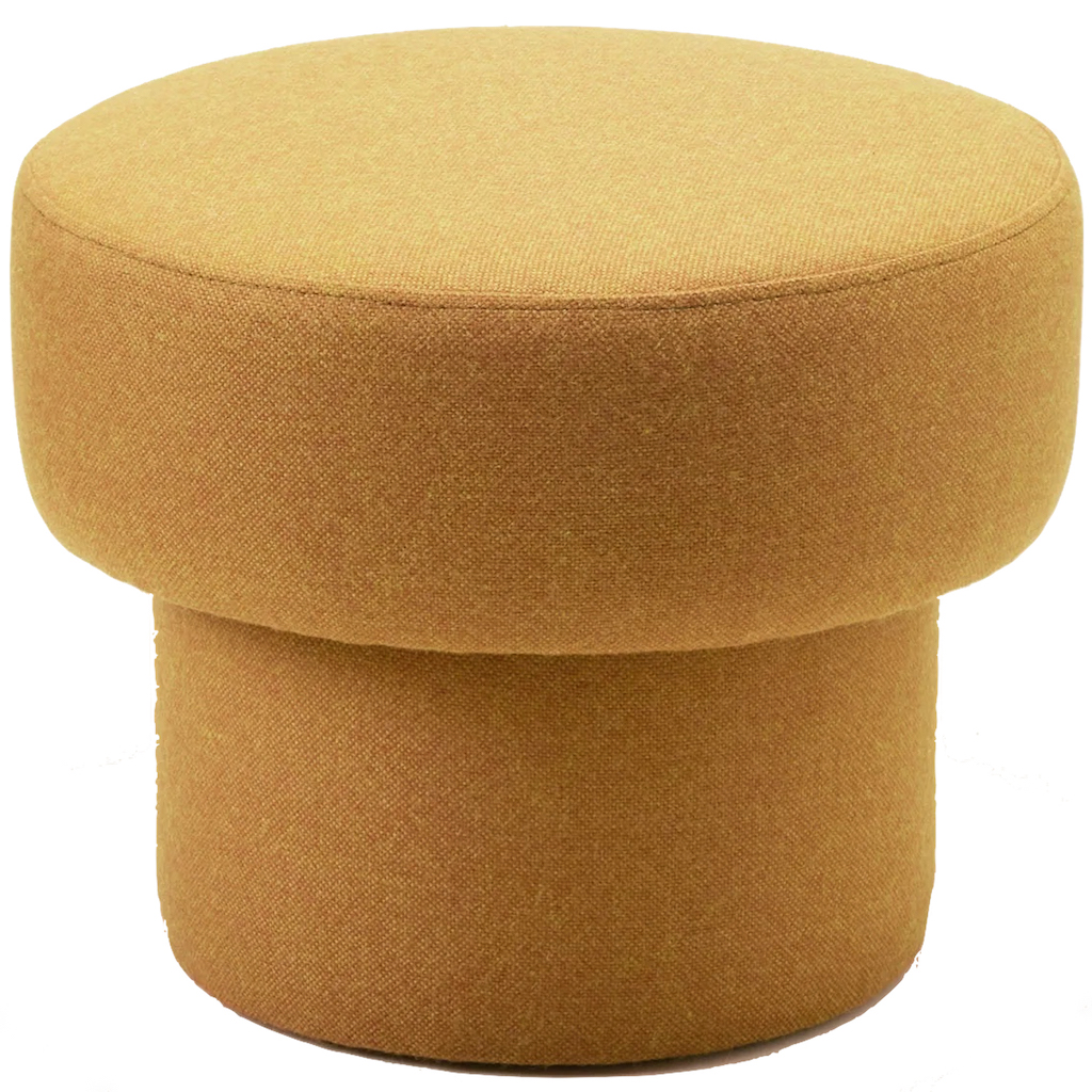 pouf design jaune