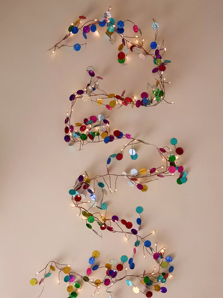 guirlande de noël lumineuse multicolore