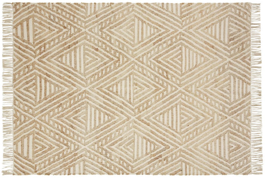 tapis beige bohème