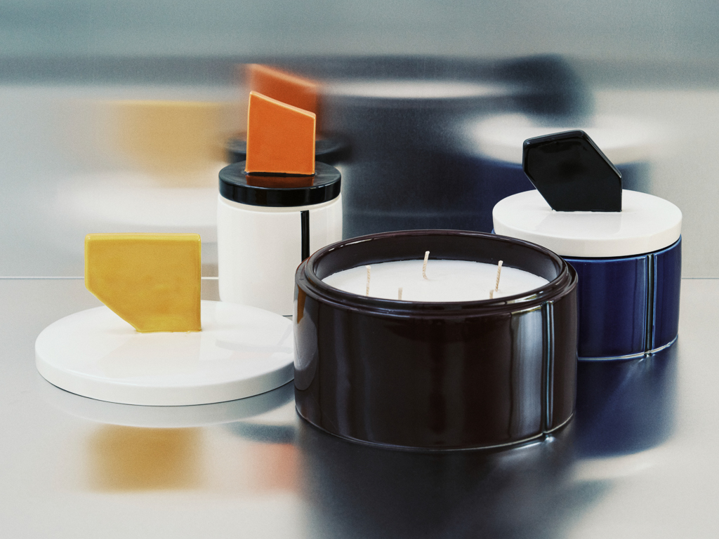 bougie céramique avec couvercle