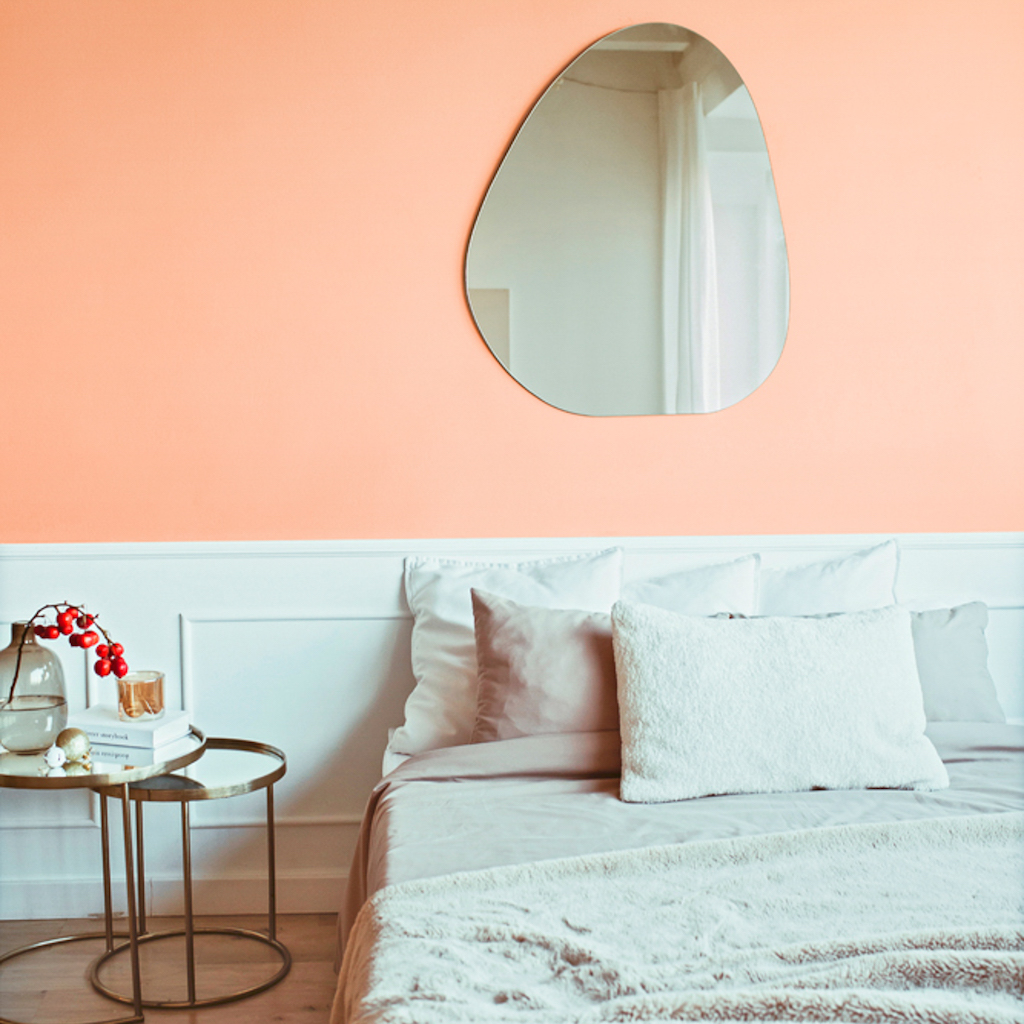 peach fuzz couleur pantone 2024 décoration