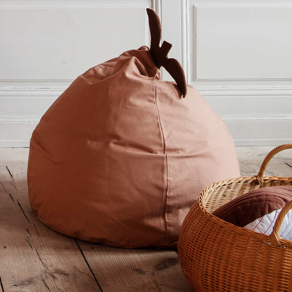pouf en forme de poire enfant