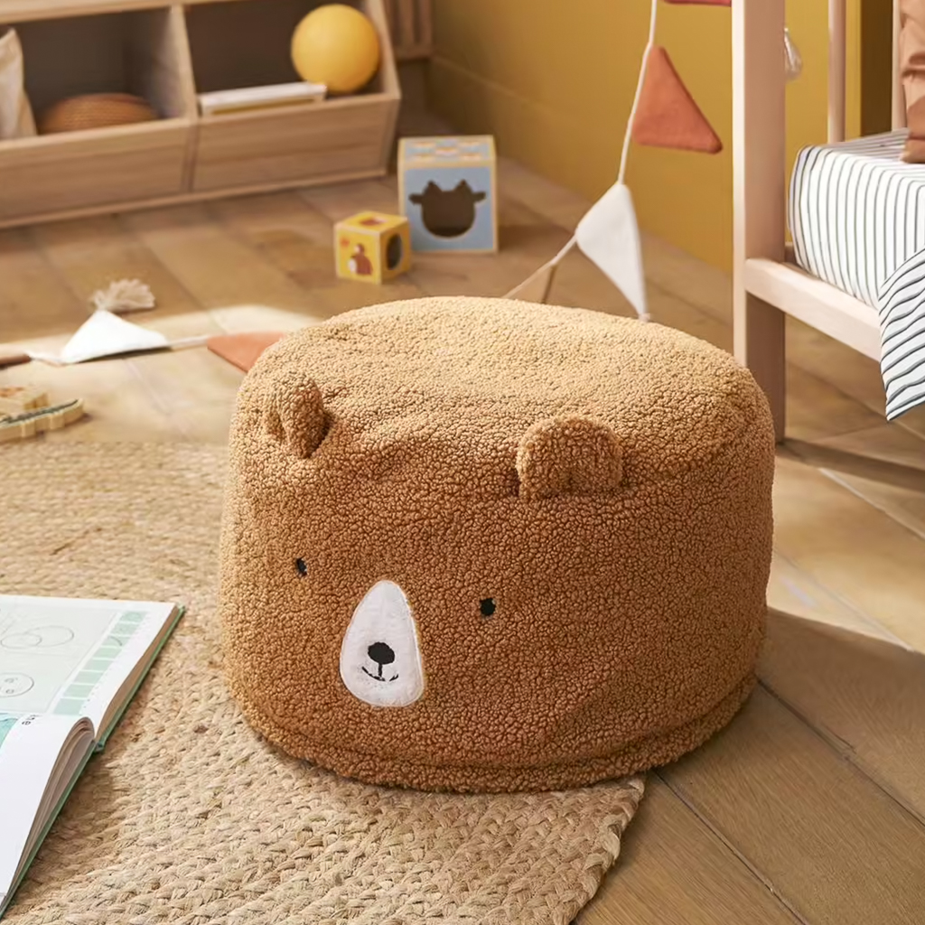pouf ours enfant