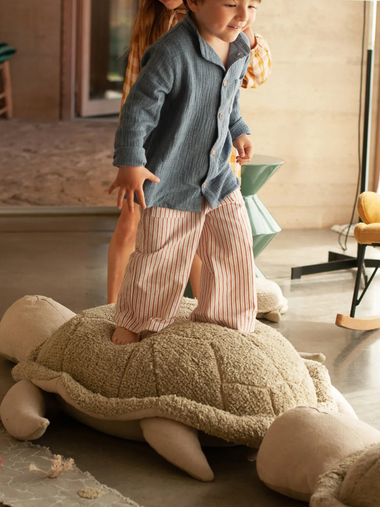 pouf tortue enfant peluche géante