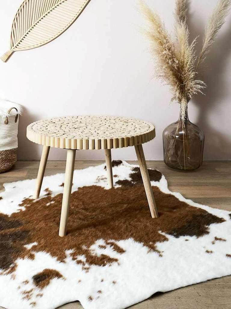 table basse style montagne