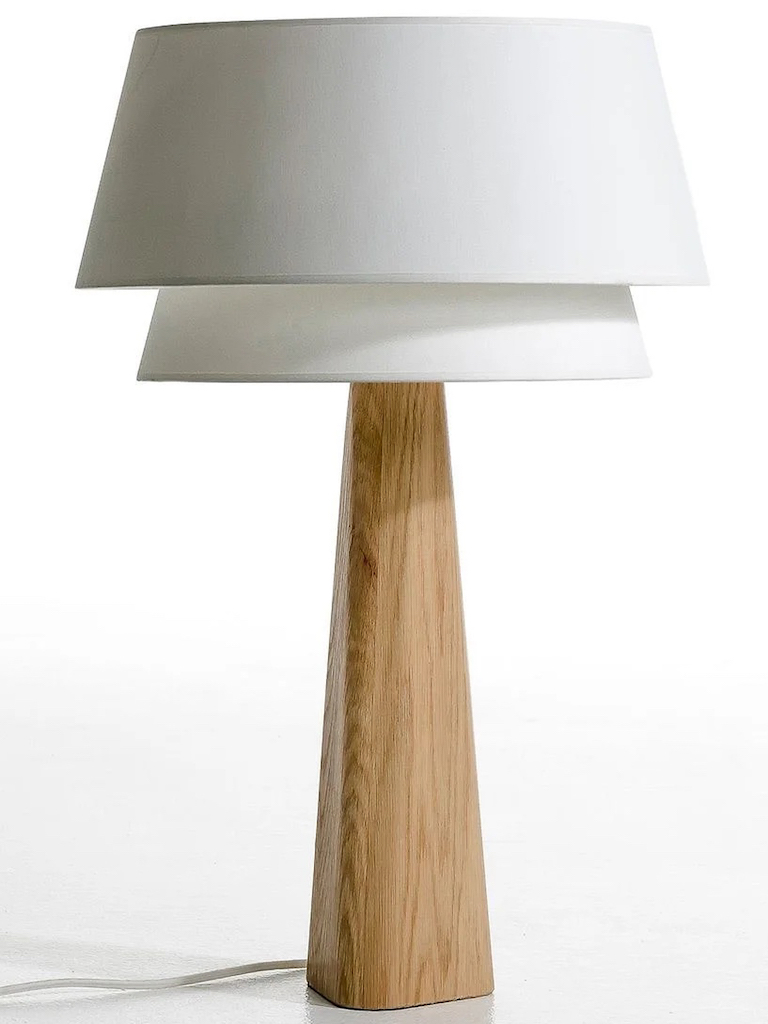 Lampe en bois H70 cm