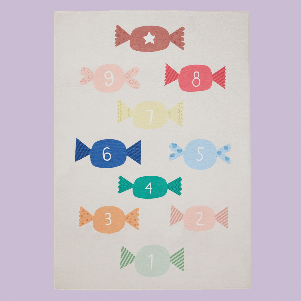tapis coloré enfant