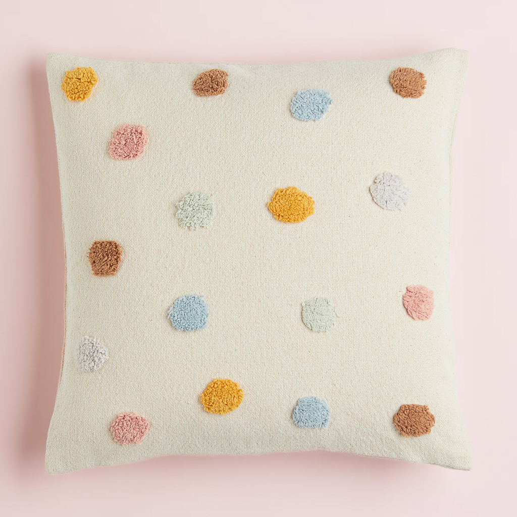 coussin pois enfant