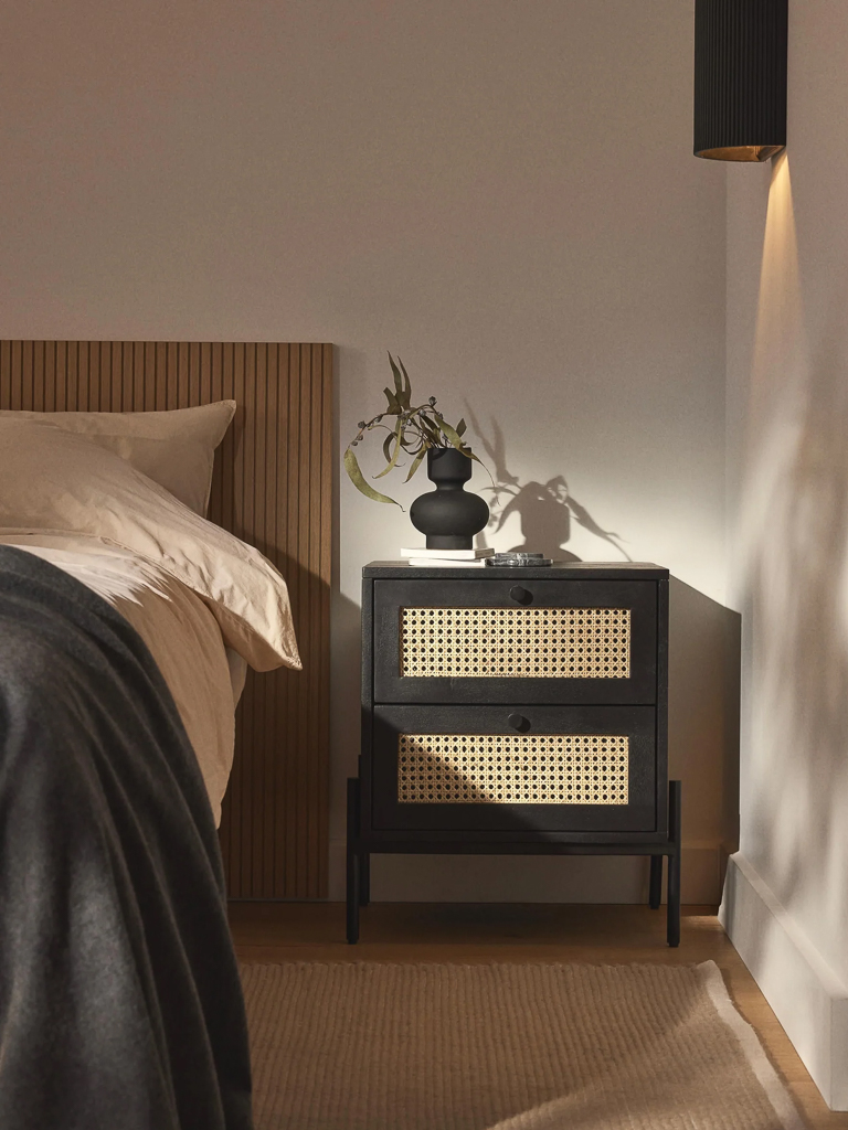 Déco chambre noir et beige