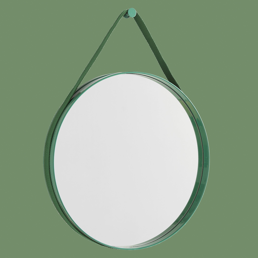 miroir de salle de bain vert