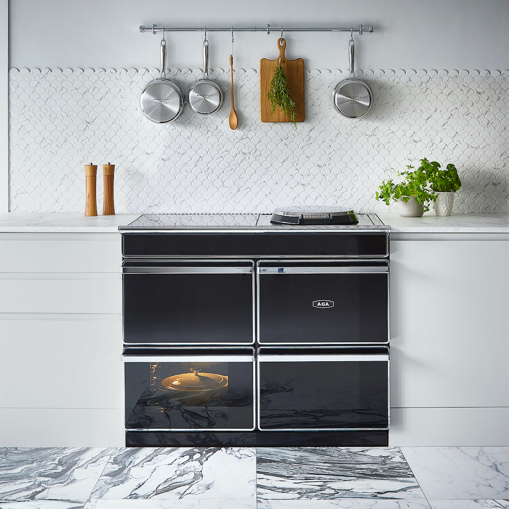 piano de cuisine Aga design