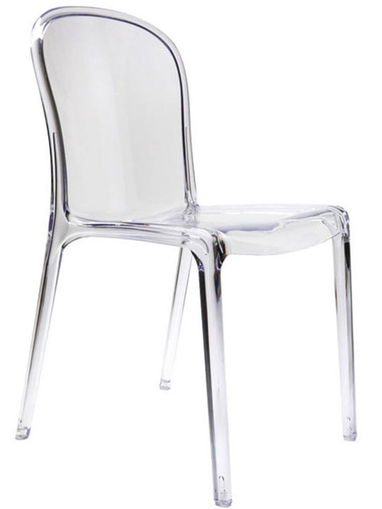 chaise design transparent