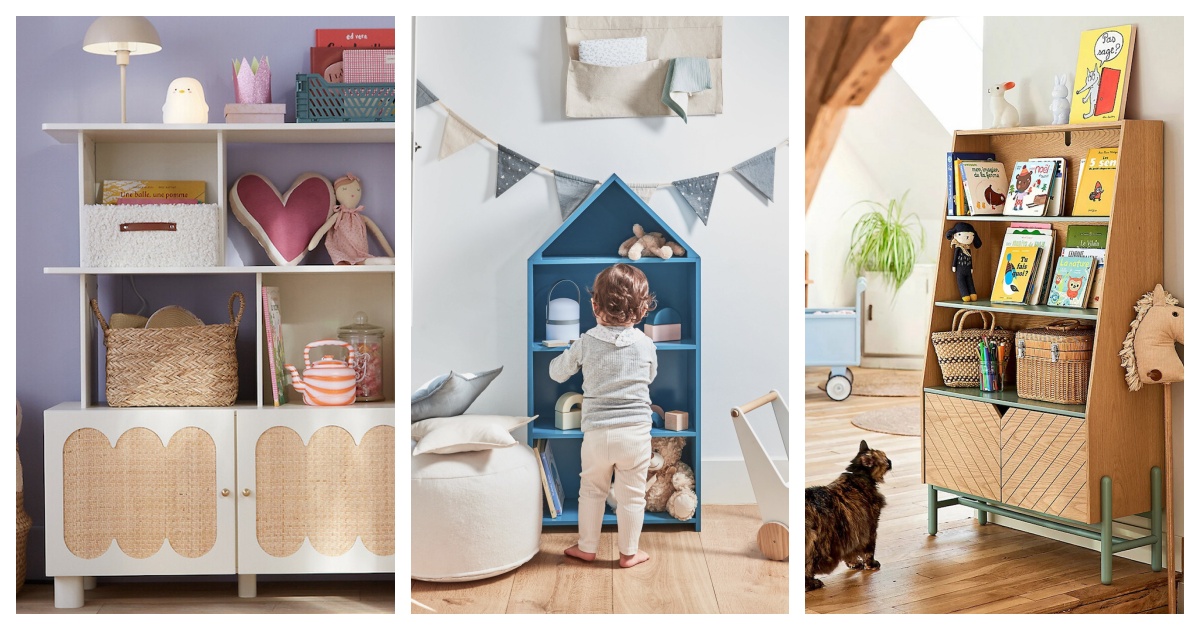 COSYLAND Bibliotheque Enfant En Bois Massif à 7 Niveaux - Etagere De Rangement Pour Livres Presentoir Livres Bebe Avec Design Stable Meuble Montessori Pour Chambre D Enfant 75 Cm Naturel