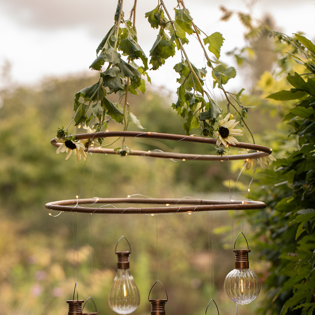 DIY lustre extérieur