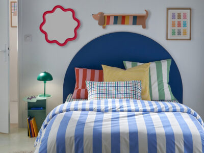 chambre enfant rayures et couleurs