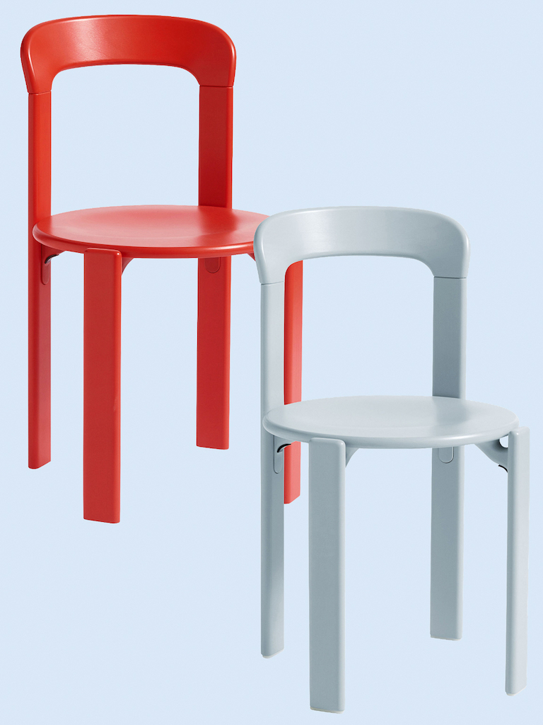 décoration bleu et rouge salle à manger
