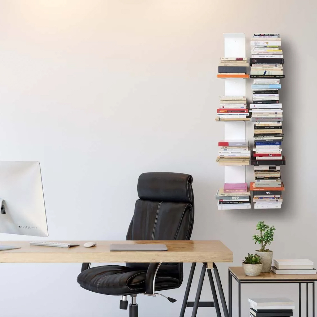 étagère à livre invisible
