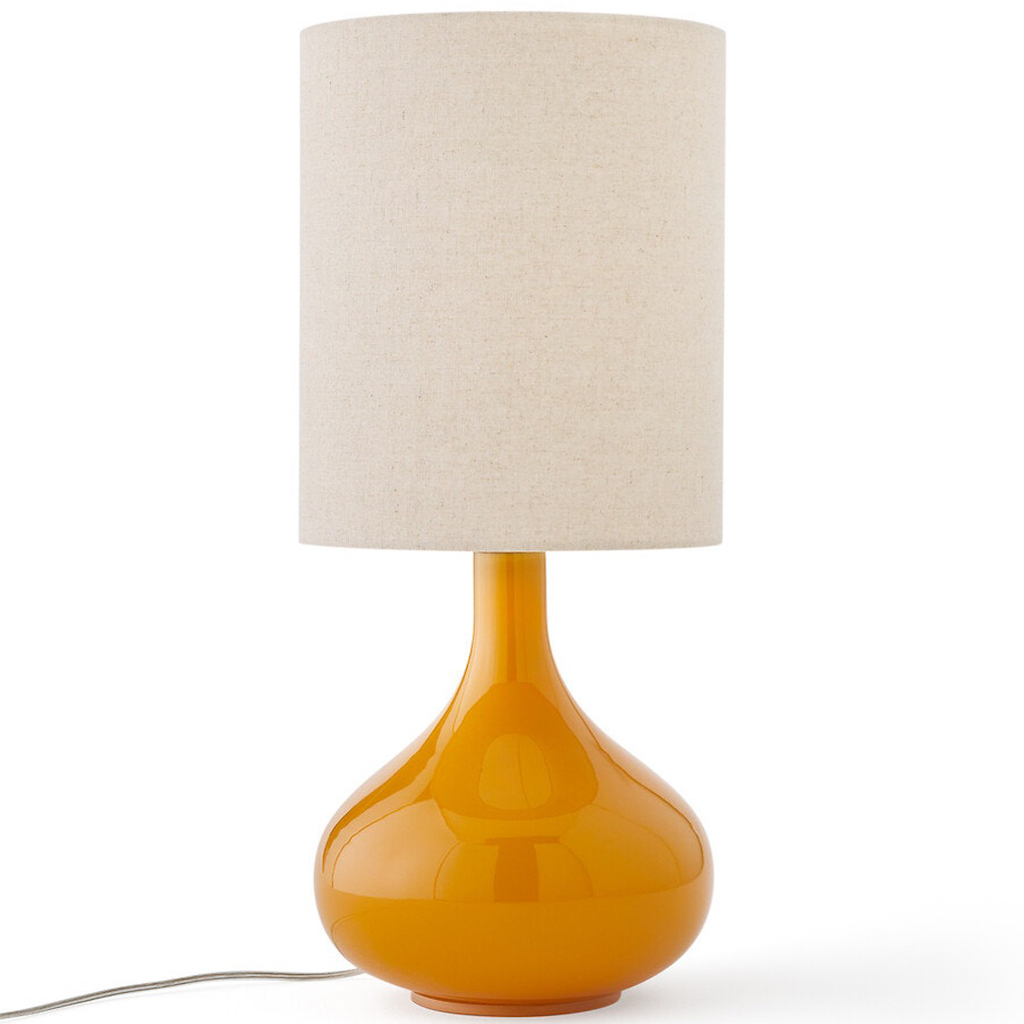 lampe jaune ocre