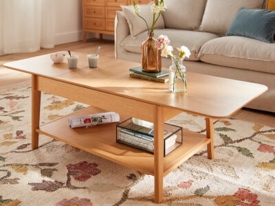 table basse gain de place extensible