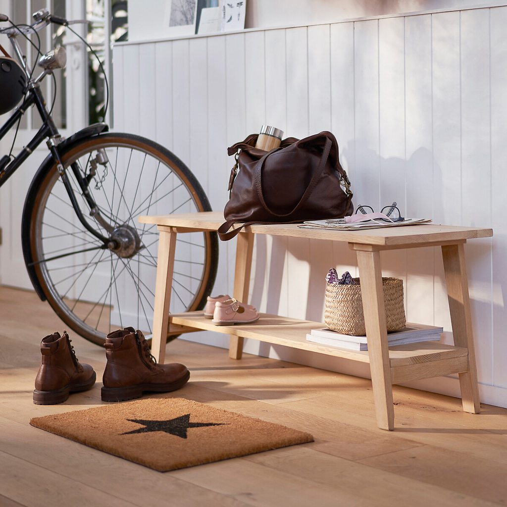 banc double plateau pour entrée