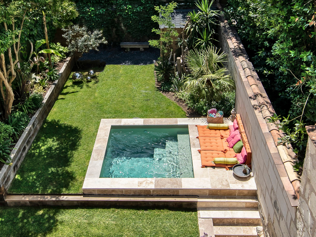 déco plage piscine couleurs