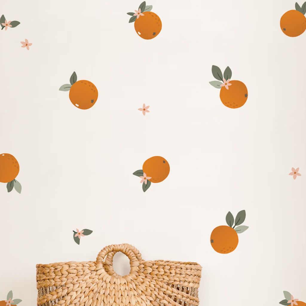 décoration enfant motif fruit stickers