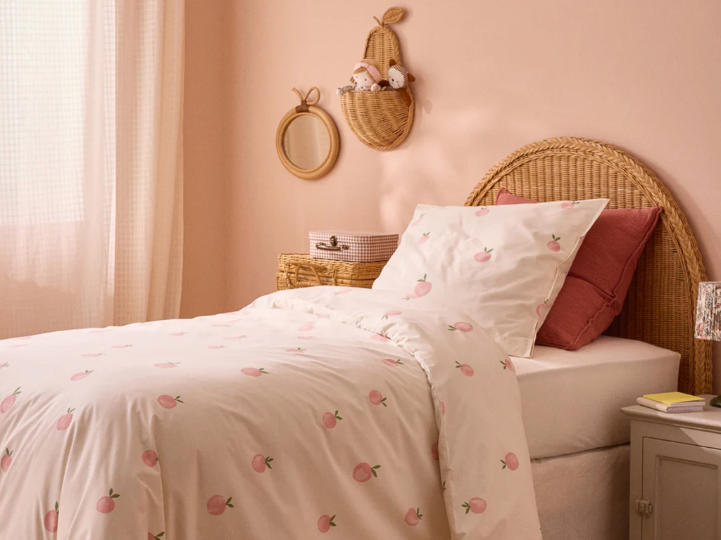 décoration enfant motif fruit housse de couette