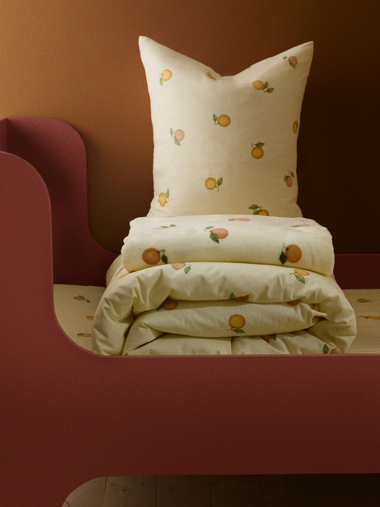 décoration enfant motif fruit linge de lit