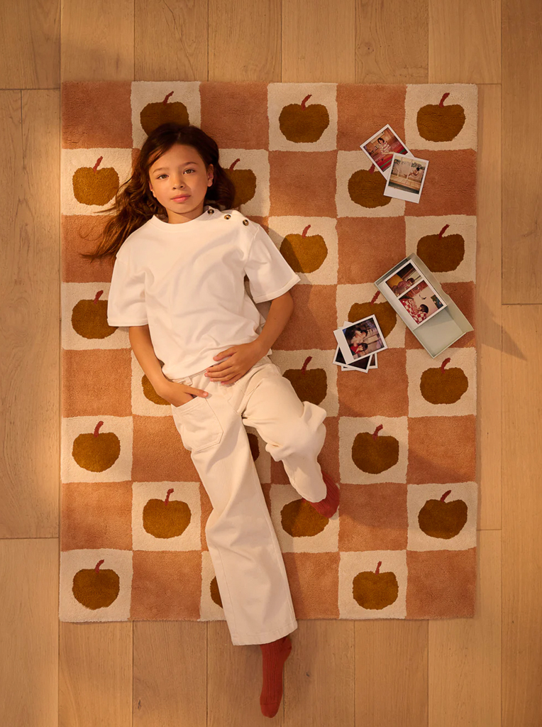 décoration enfant motif fruit tapis