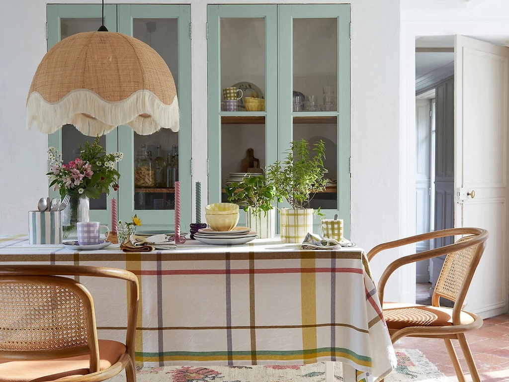 décoration maison lilas et pastel