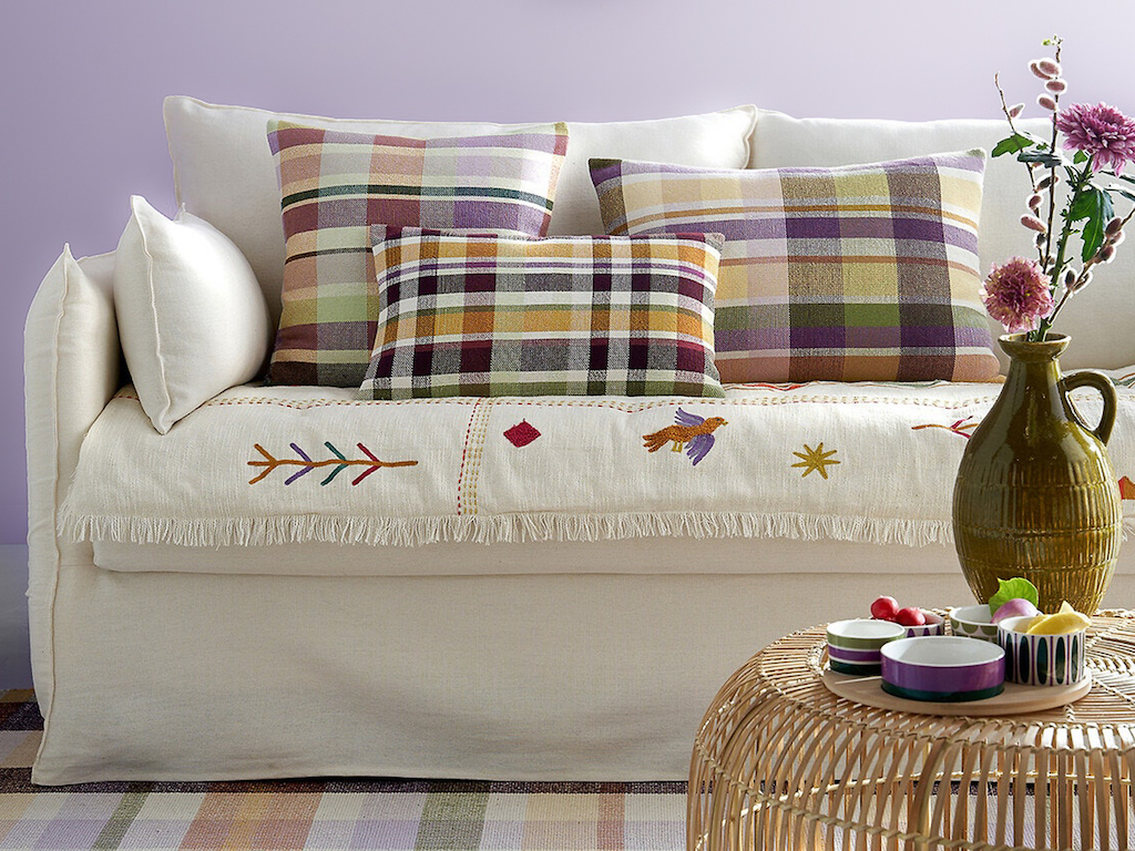 décoration maison lilas et pastel
