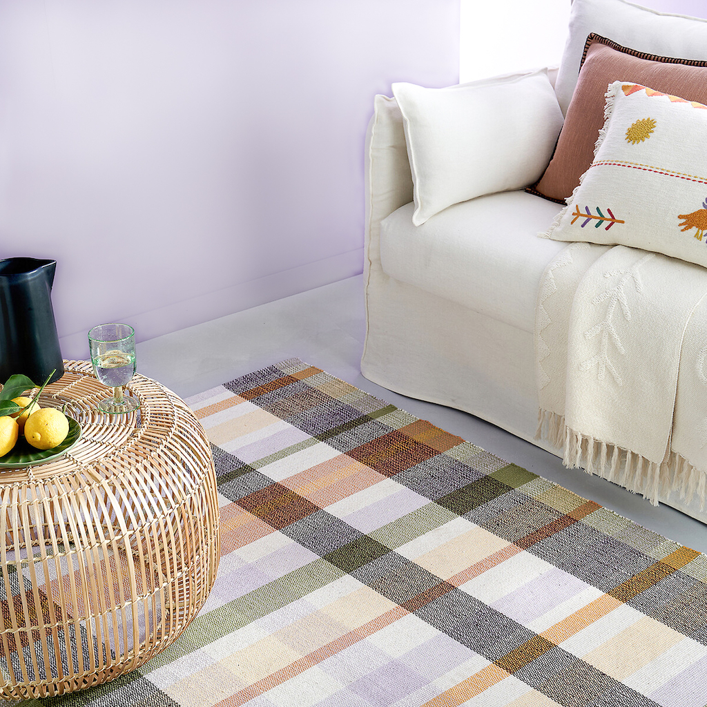 décoration maison lilas et pastel