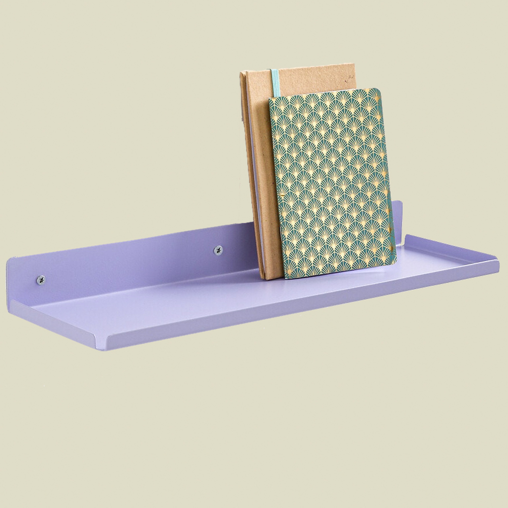 étagère murale lilas