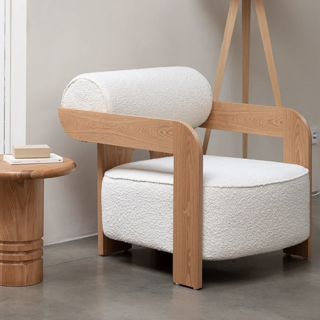 intérieur moderne blanc et bois