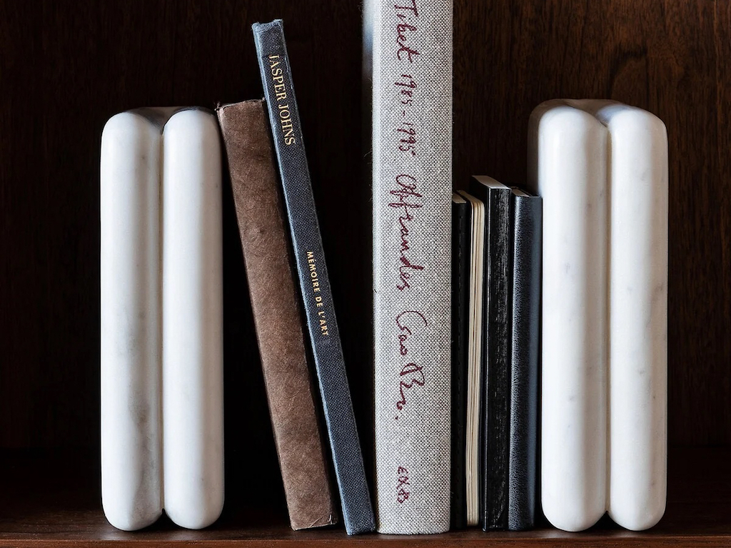 serre livres design en marbre