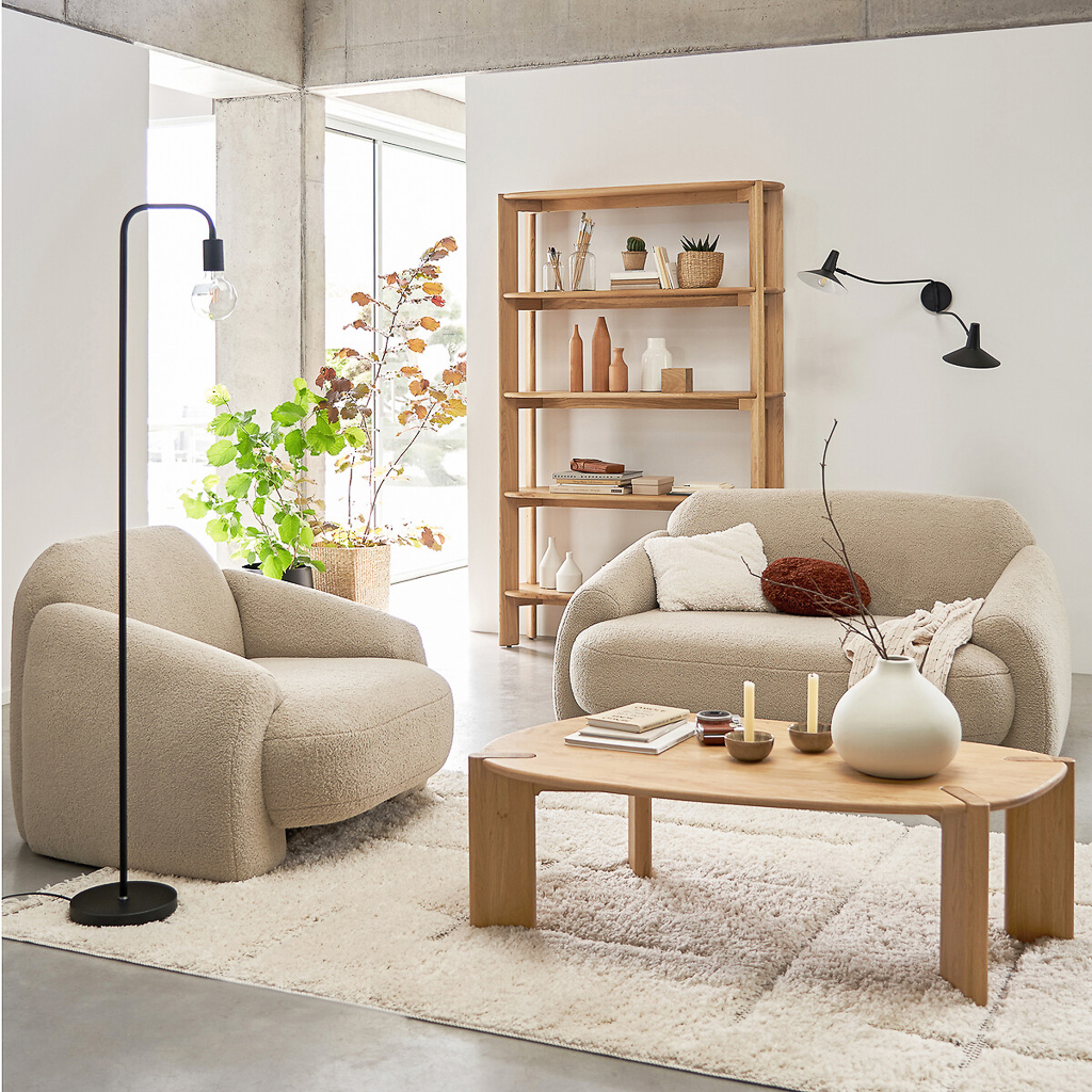 déco intérieure blanc et bois