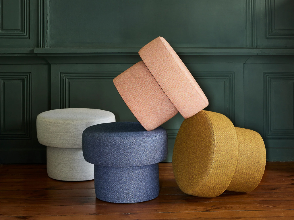 pouf champignon couleur