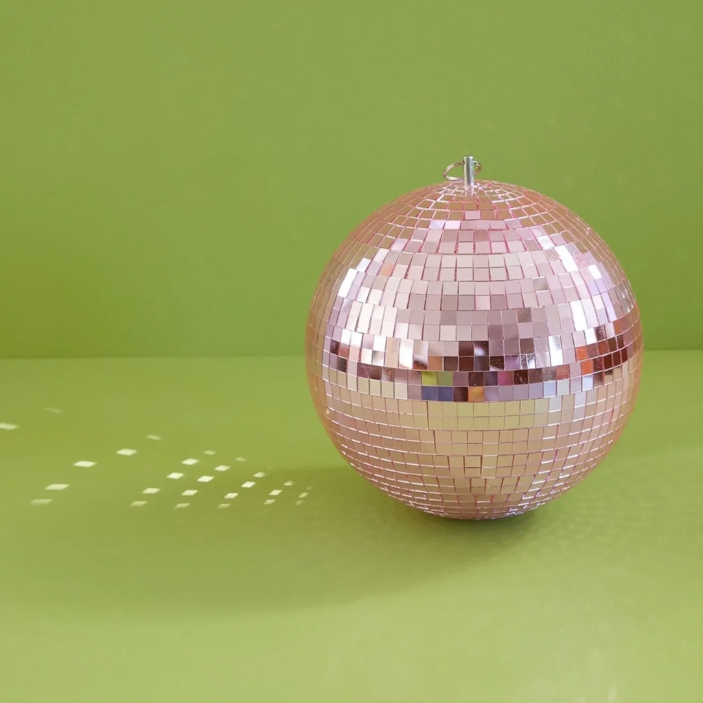 idée cadeau fille ado boule à facettes rose