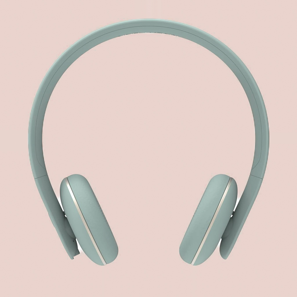 idée cadeau fille ado casque audio vert sauge